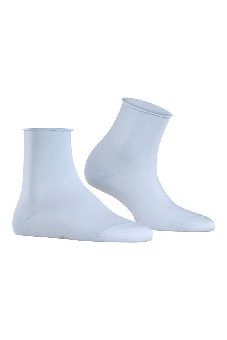 Cotton Touch Short Socks, Main, color, LIGHT BLUE
