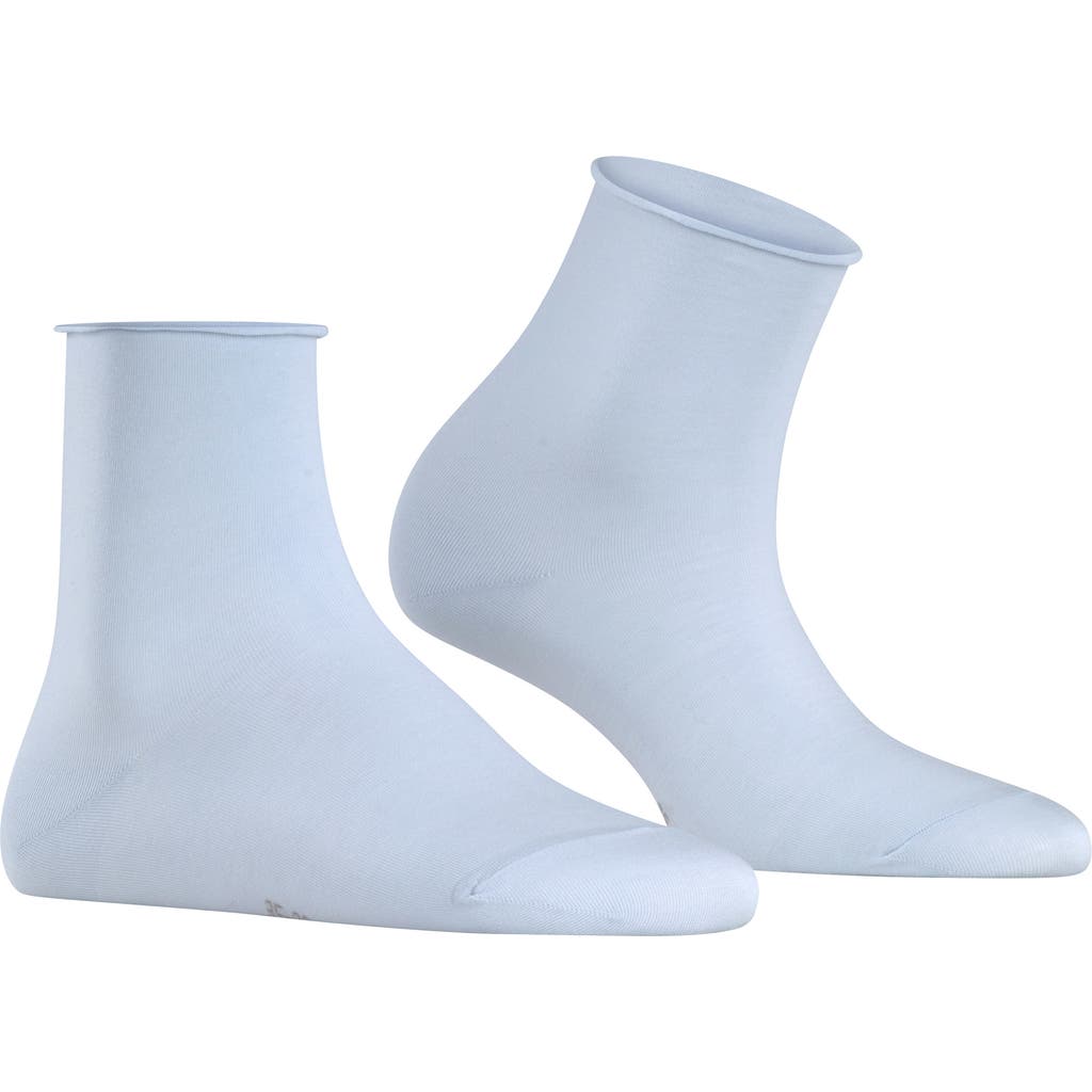 Falke Cotton Touch Short Socks In Blue