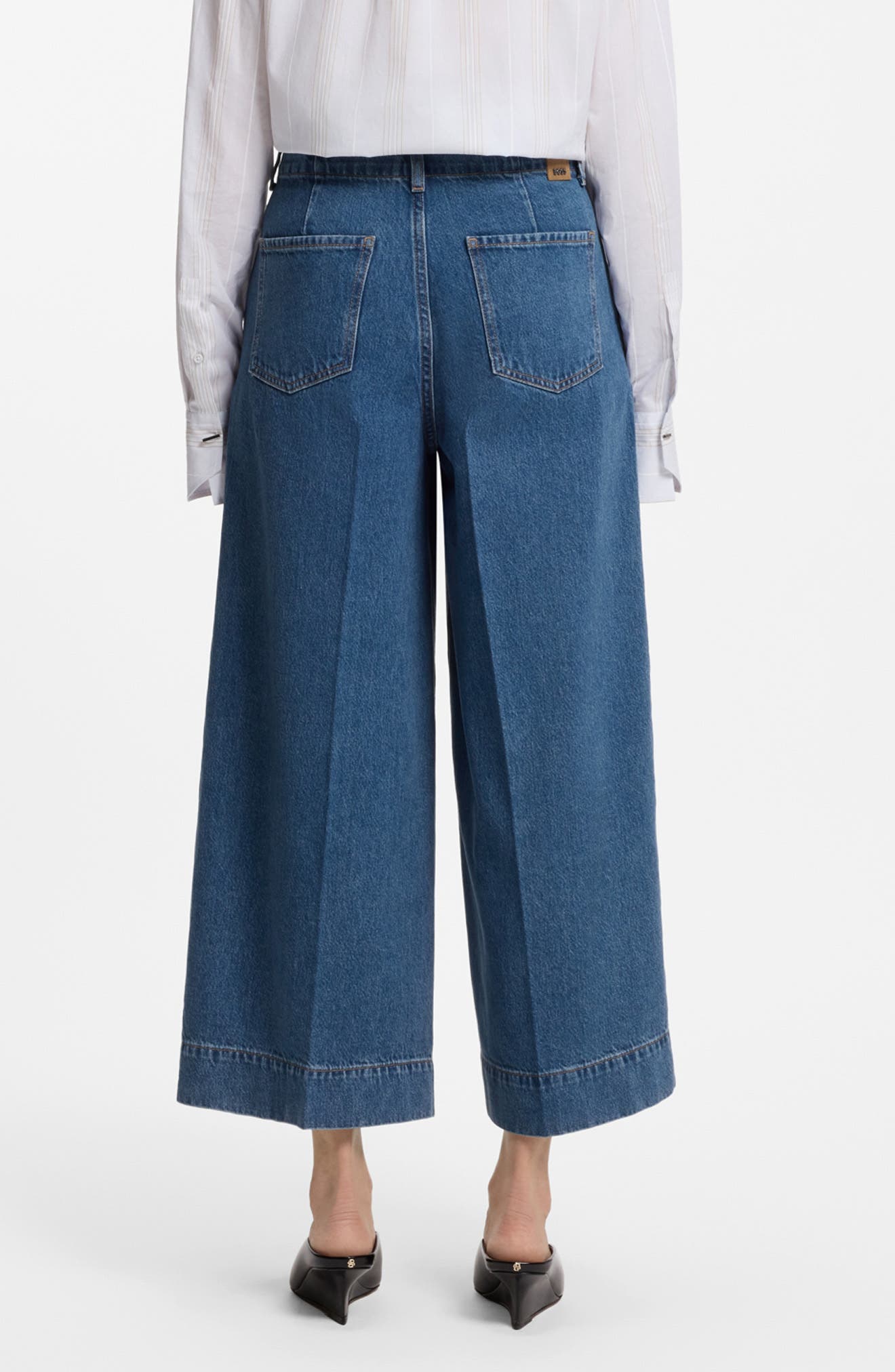 Ferange Culotte Denim Pants - image 2
