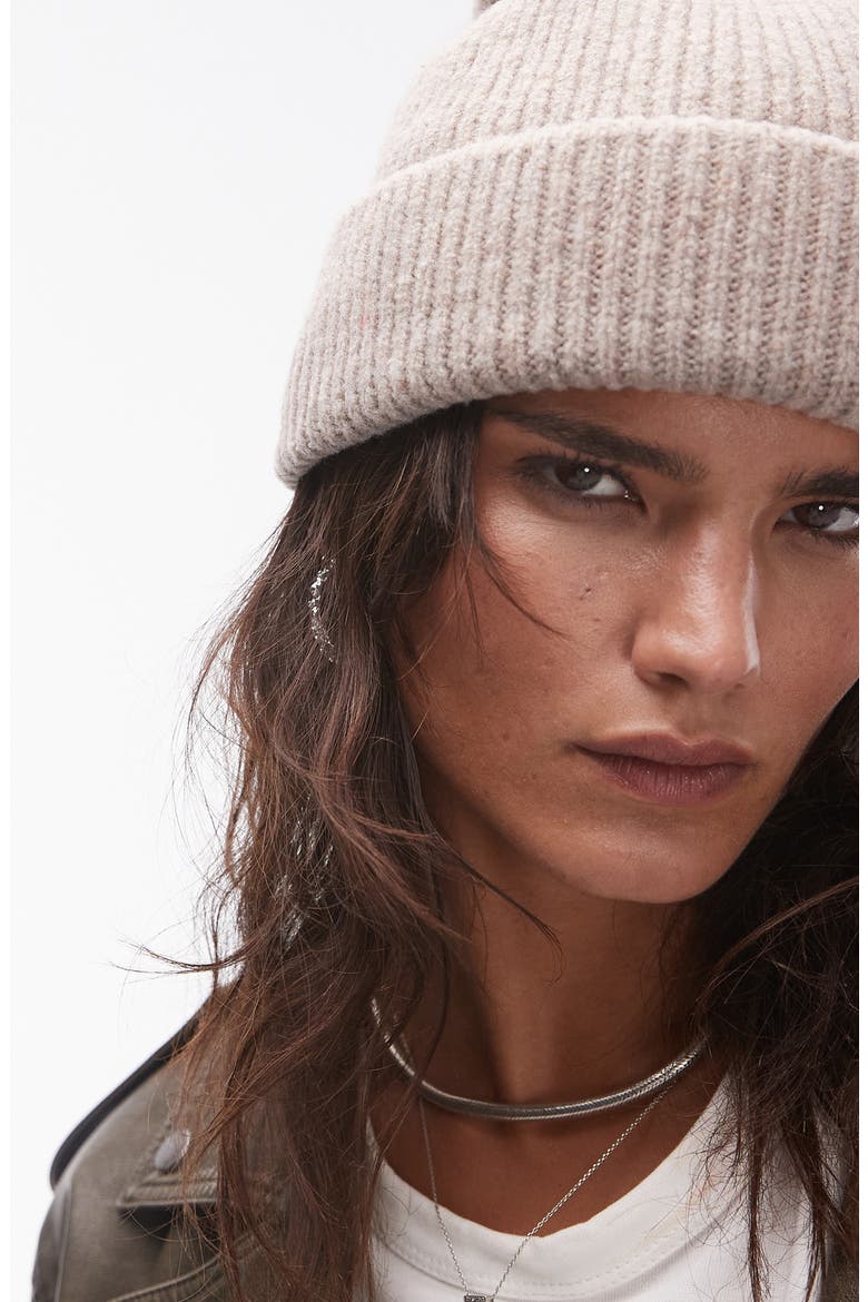 Henry Rib Beanie, Alternate, color, BEIGE