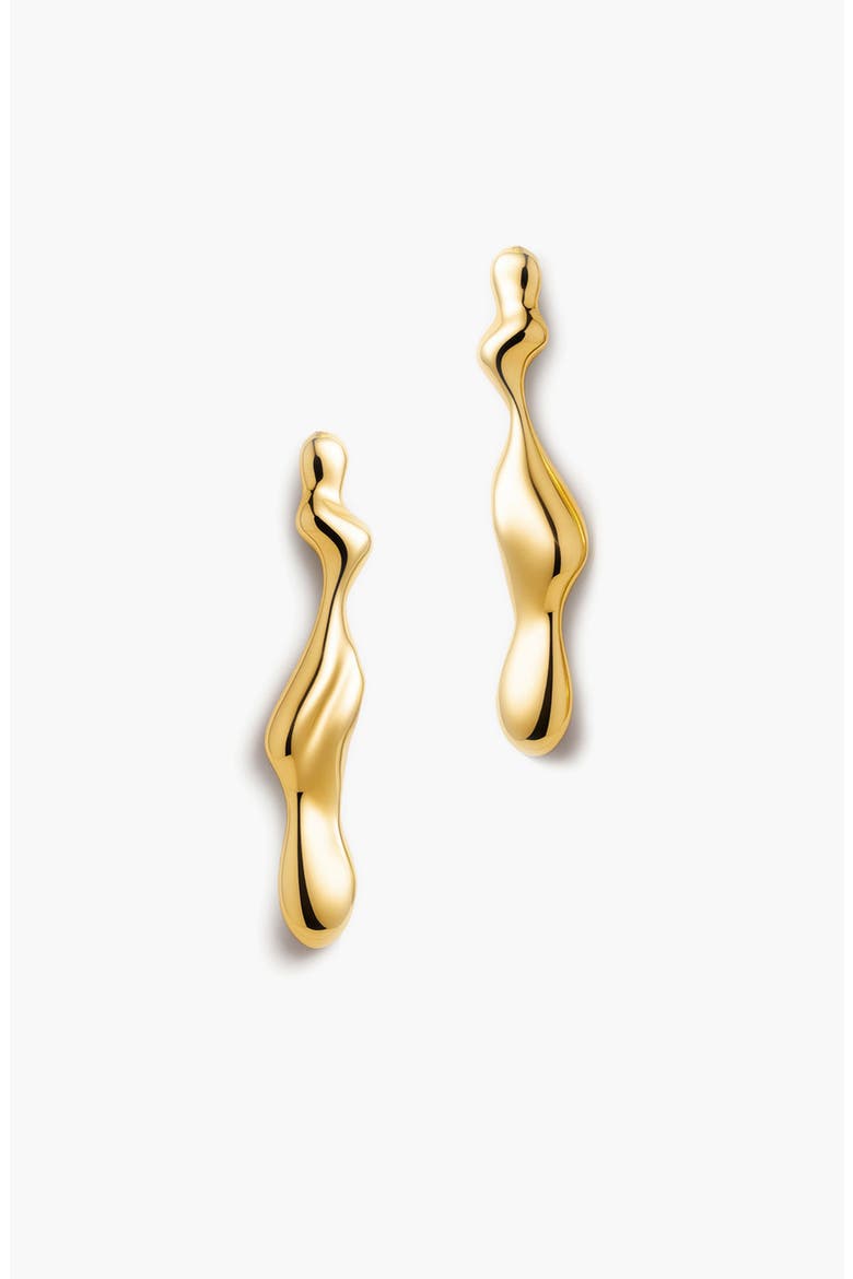 Charlotte x YOJ Magma Drop Earrings in Gold, Alternate, color, Gold