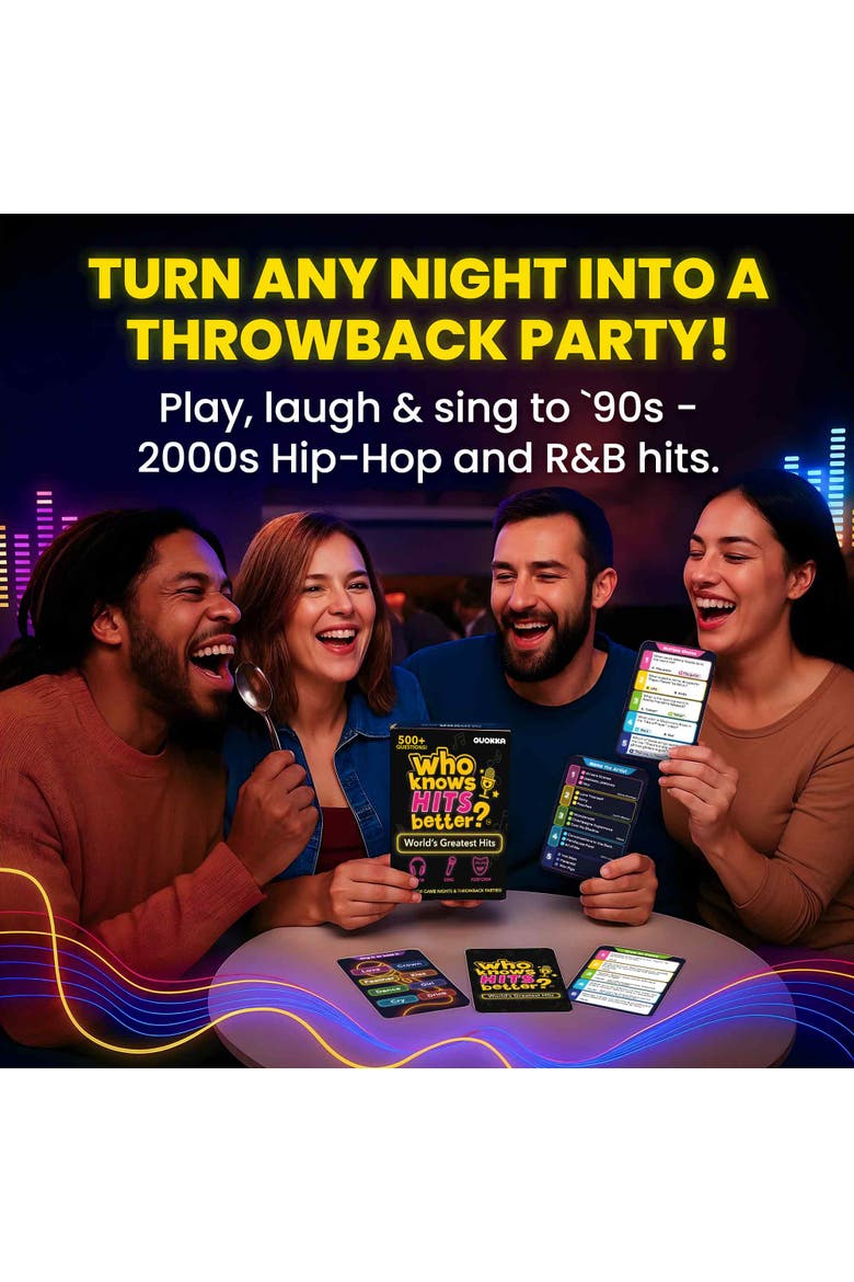 Who Knows Music Better? Ultimate Music Trivia Games for Adults & Family, Alternate, color, Hits