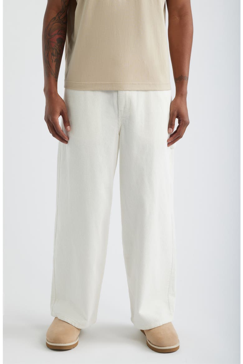 Corduroy Carpenter Pants, Main, color, OFF WHITE