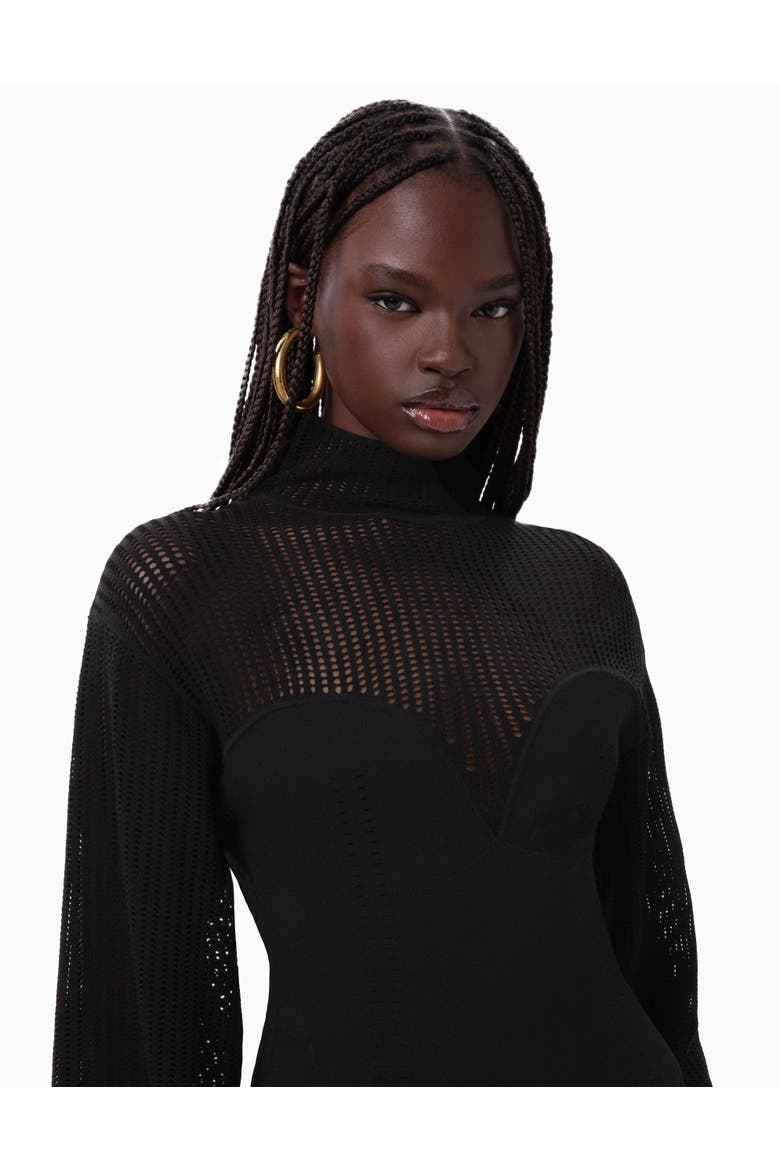 Nara Dress, Alternate, color, BLACK
