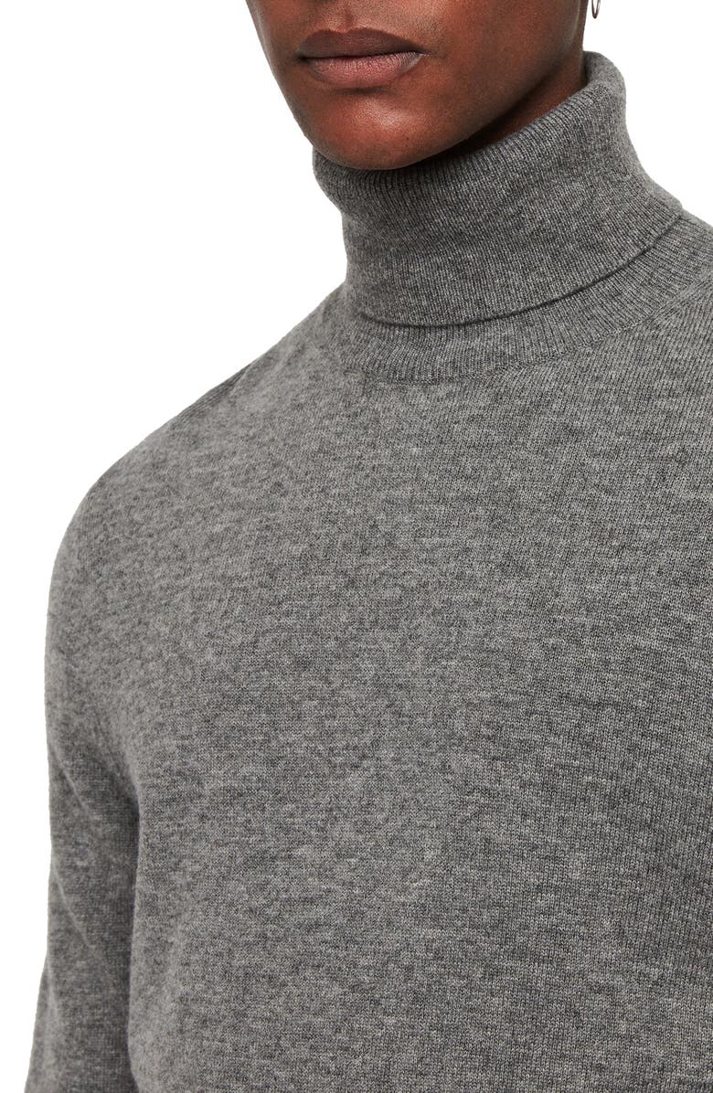 AllSaints Nova Slim Fit Turtleneck Sweater, Alternate, color, 