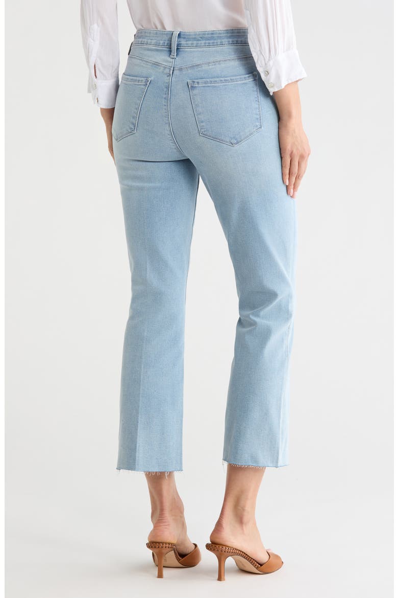 Kendra Raw Hem Flare Crop Jeans, Alternate, color, DORIAN