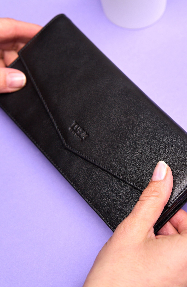 Tusk Joy Gusseted Wallet, Alternate, color, Black