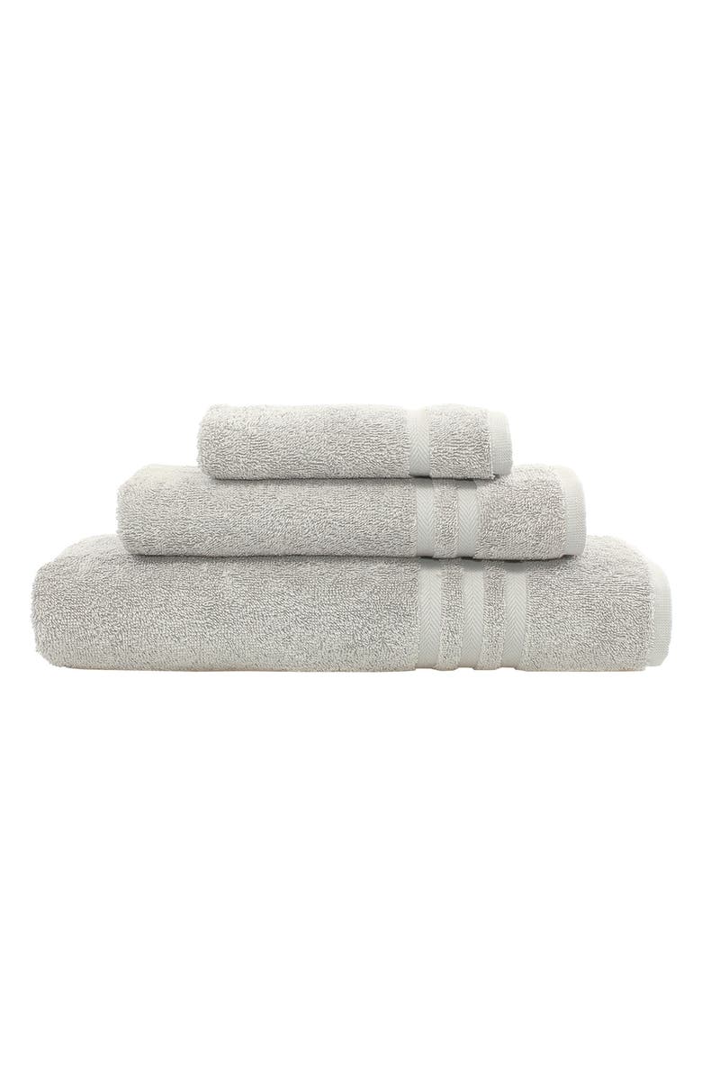 Linum Home Textiles Denzi Turkish Cotton 3-Piece Towel Set, Alternate, color, Grey