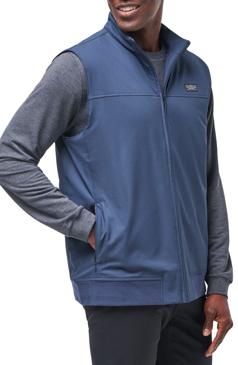 TravisMathew Wanderlust Vest, Alternate, color, Mood Indigo