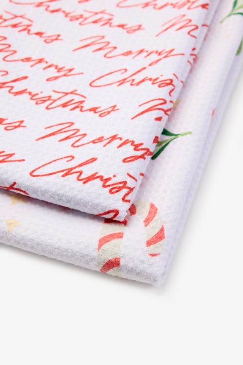 Geometry Kitchen Tea Towel Set In Multi