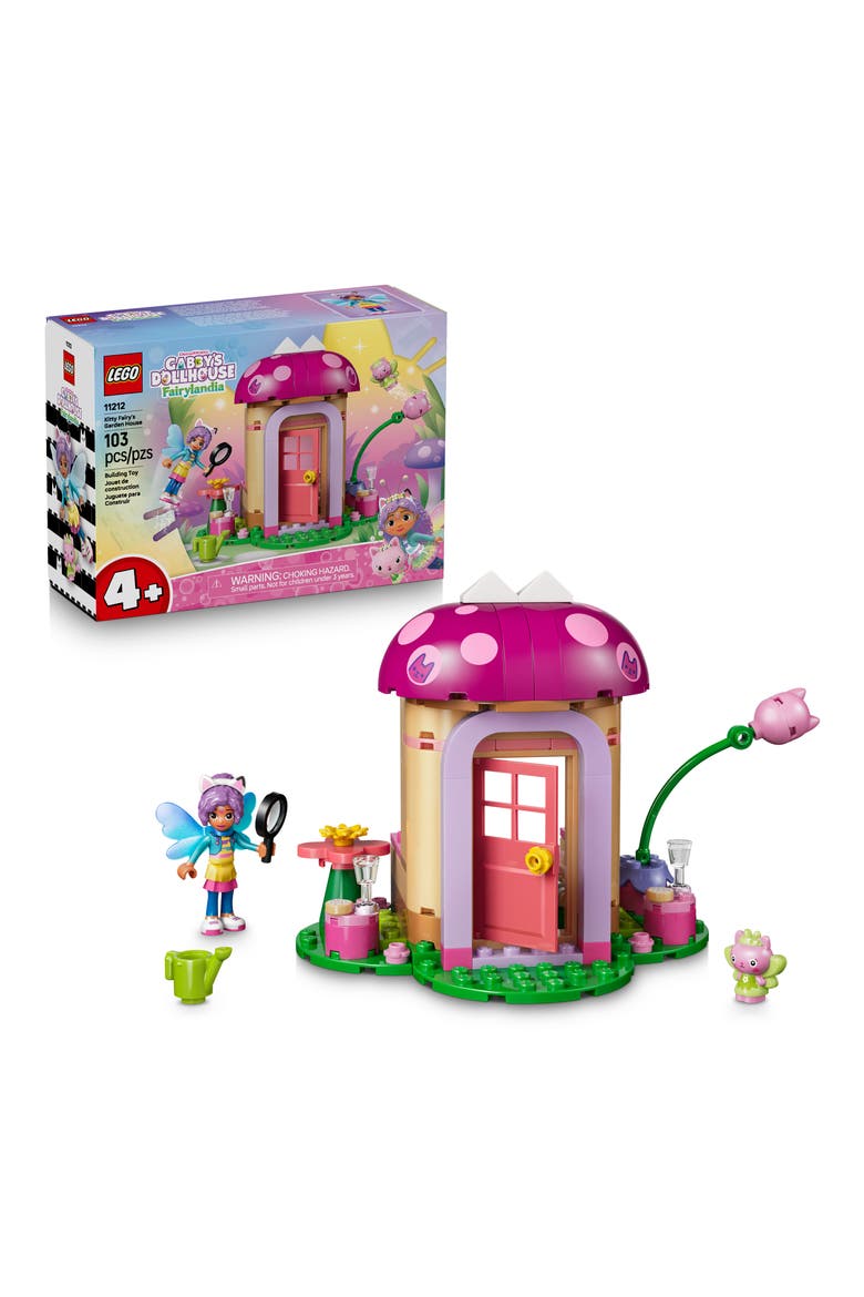 Gabby's Dollhouse Fairylandia Kitty Fairy's Garden House Building Set - 11212, Alternate, color, MULTI