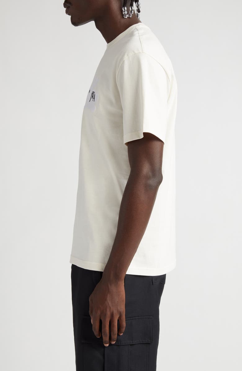 JW Anderson Emroidered Bunny Logo T-Shirt, Alternate, color, 