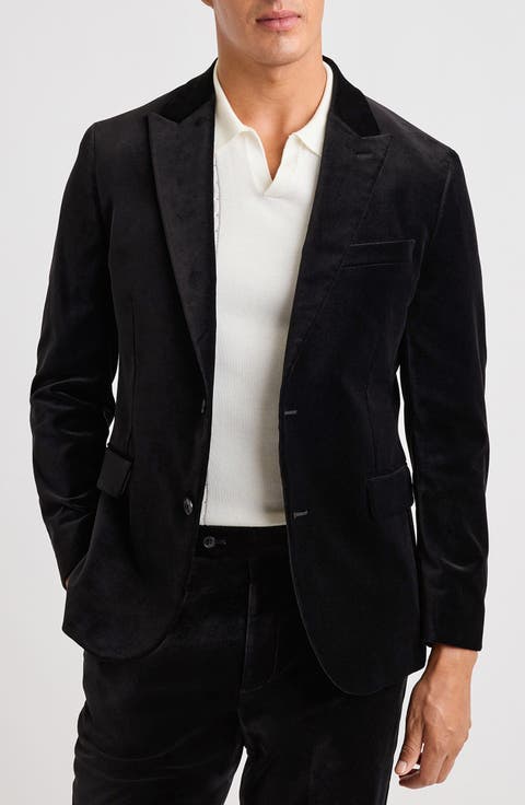 Jetsetter Slim Fit Velvet Blazer