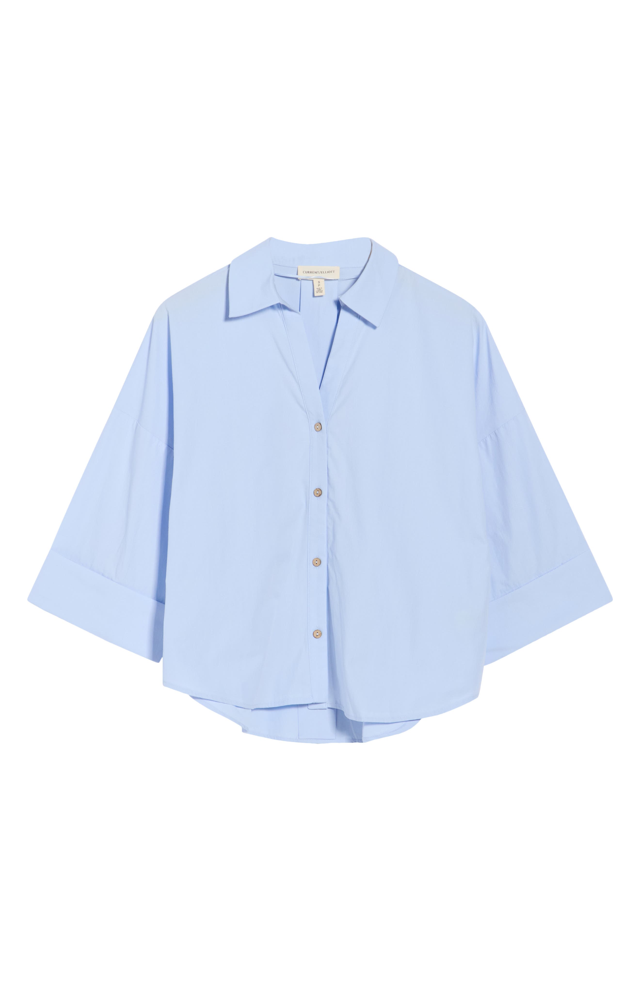 Wide Sleeve Button-Up Shirt - image 2