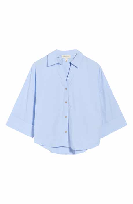 Current/Elliott Wide Sleeve Button-Up Shirt