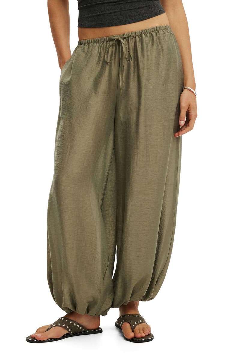 Cotton On Women's Rio Balloon Pant, Main, color, Khaki