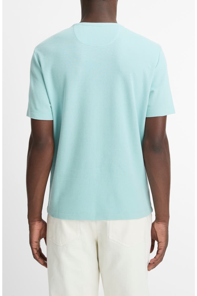 Pima Cotton Piqué T-Shirt, Alternate, color, AQUA