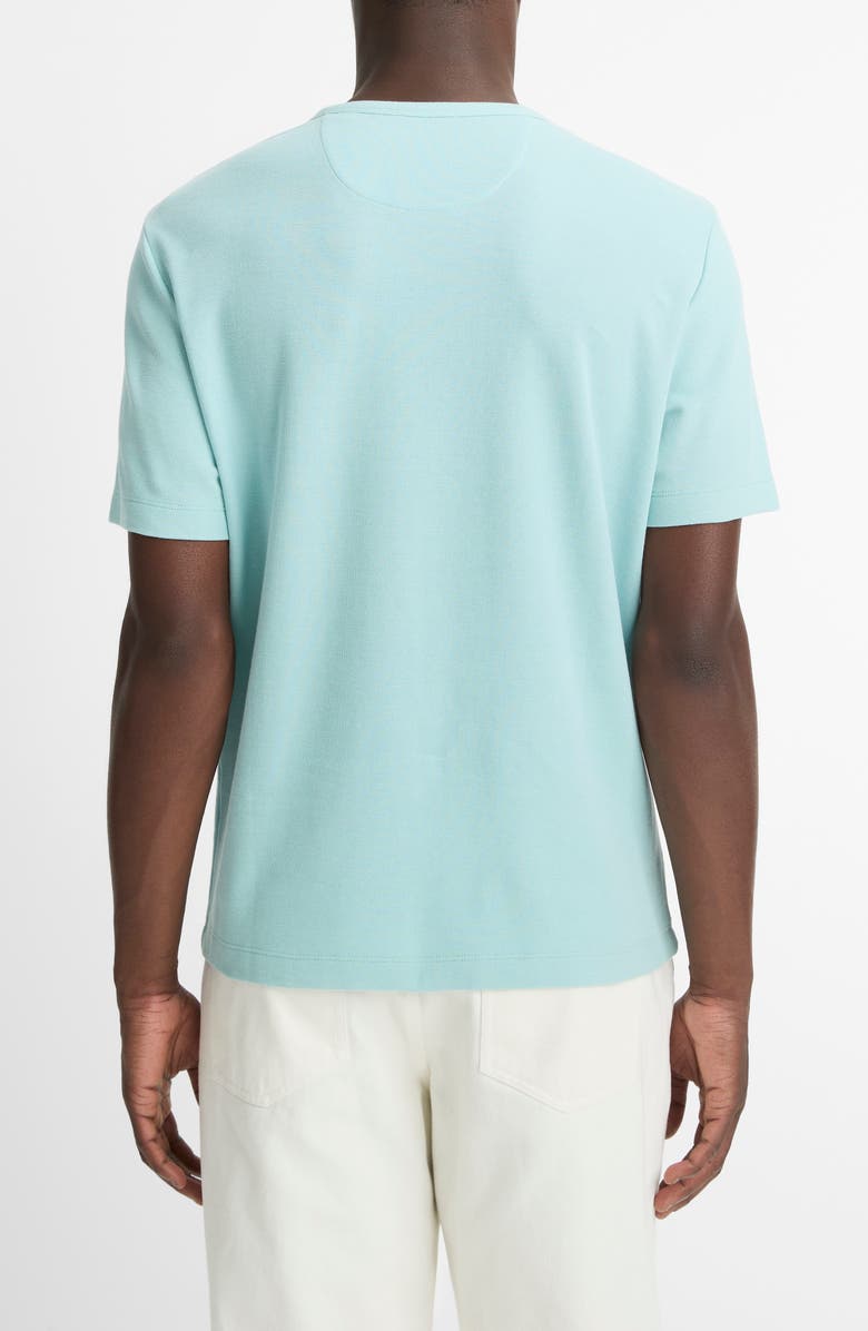 Vince Pima Cotton Piqué T-Shirt, Alternate, color, Aqua
