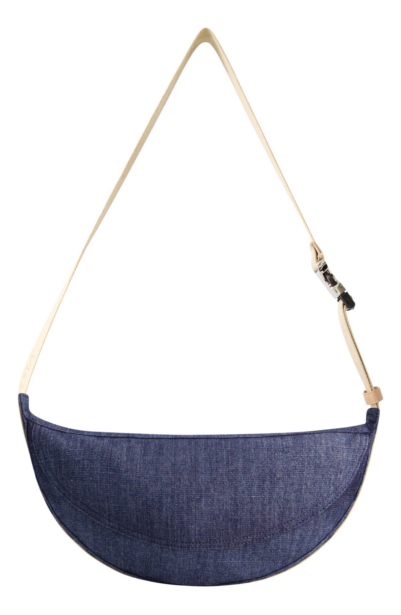 True Religion Washed Denim Hobo Bag, Alternate, color, Dark Denim