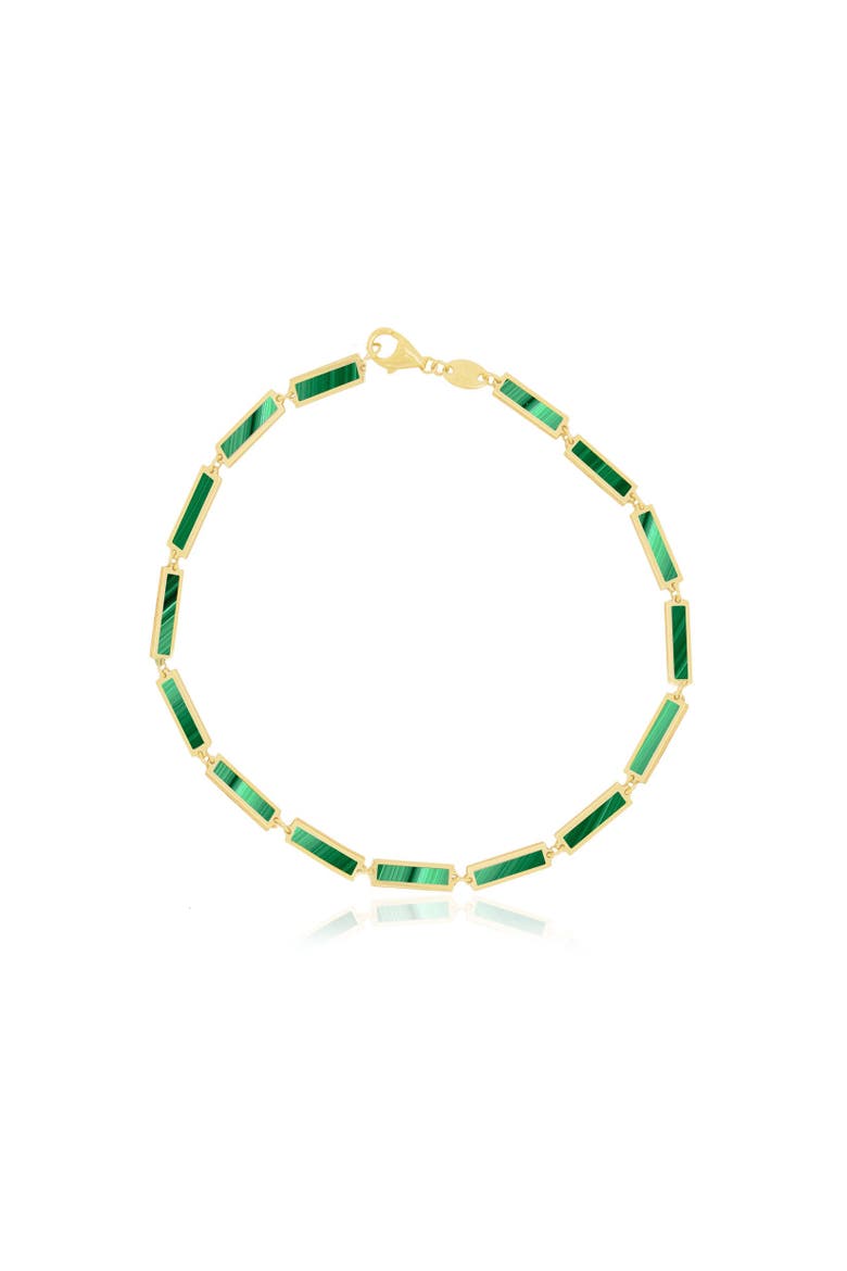 Malachite Bar Bracelet, Main, color, Green