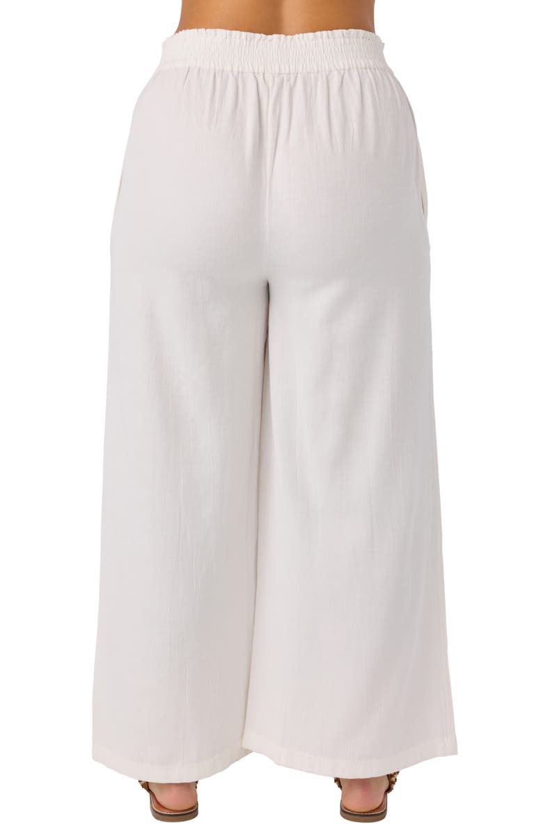 O'Neill Sanders Wide Leg Pants, Alternate, color, White