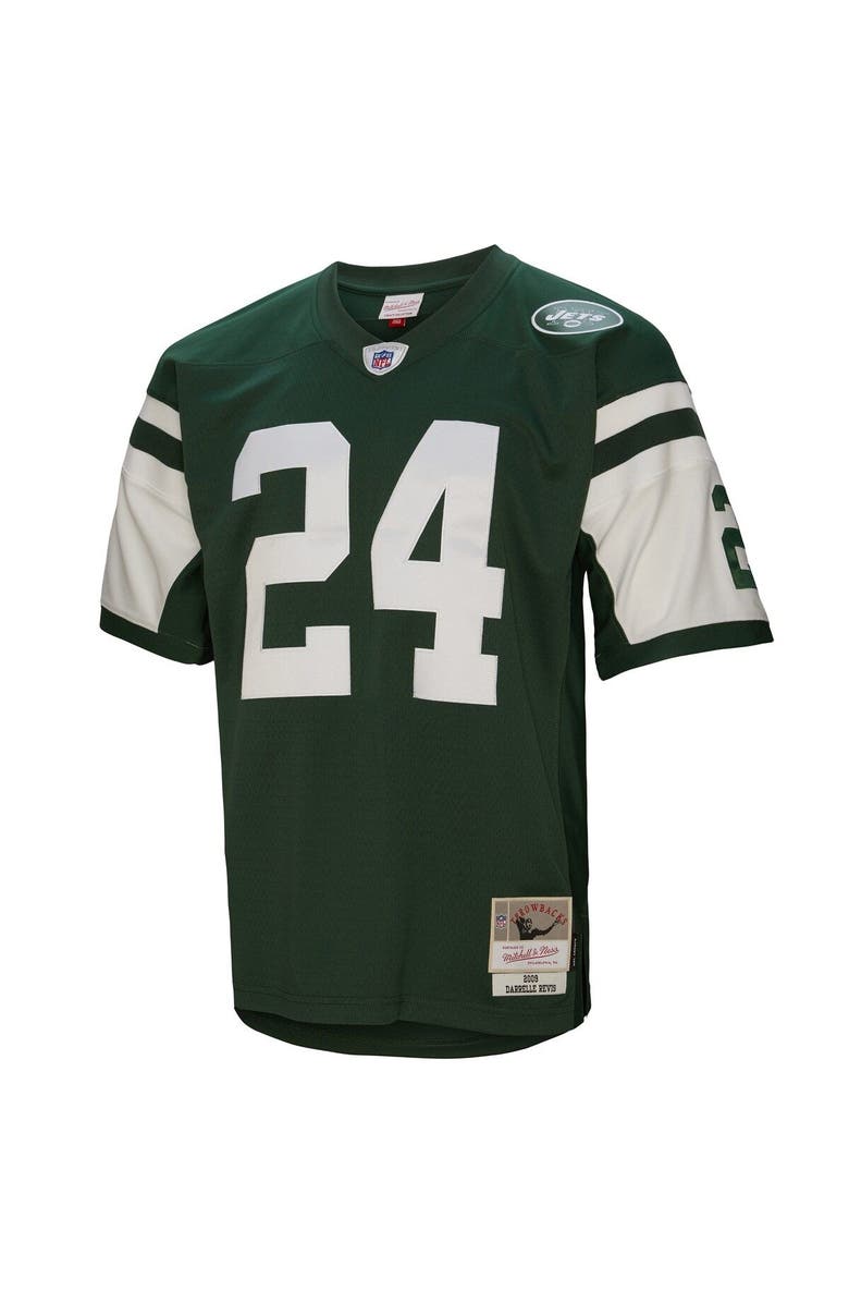 Mitchell & Ness Men's Mitchell & Ness Darrelle Revis Green New York Jets Legacy Replica Jersey, Alternate, color, Green