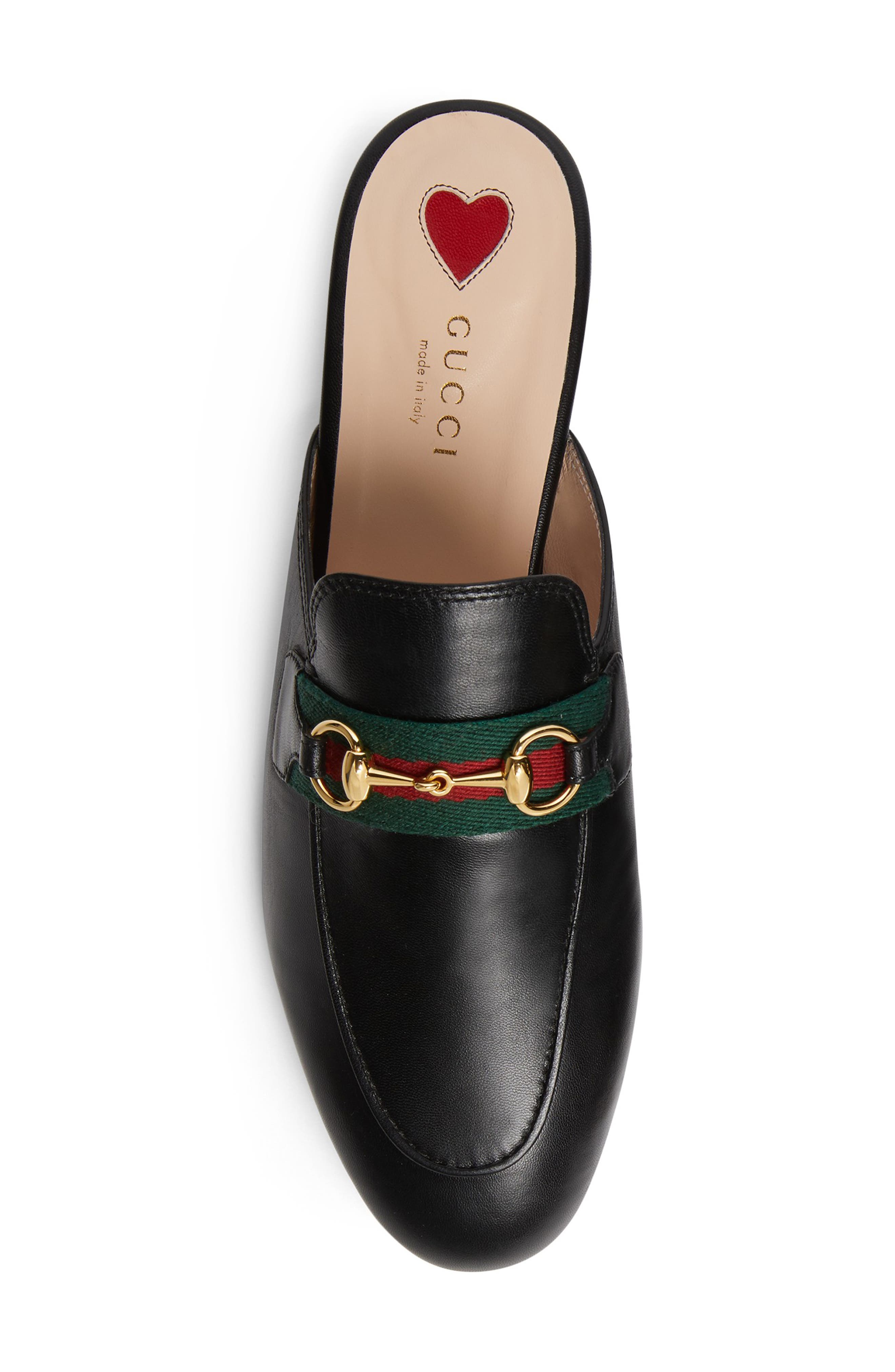 Princetown Mule, Alternate, color, BLACK/ GREEN/ RED