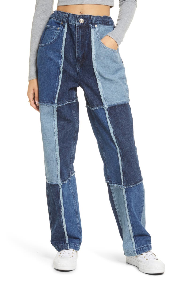 BDG Urban Outfitters Patchwork Jeans, Main, color,