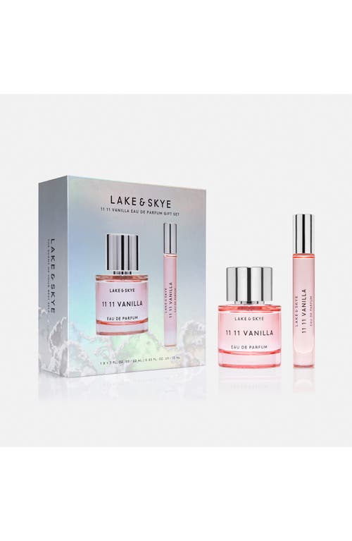 Lake & Skye 11 11 Vanilla Eau De Toilette Set $130 Value In Transparent
