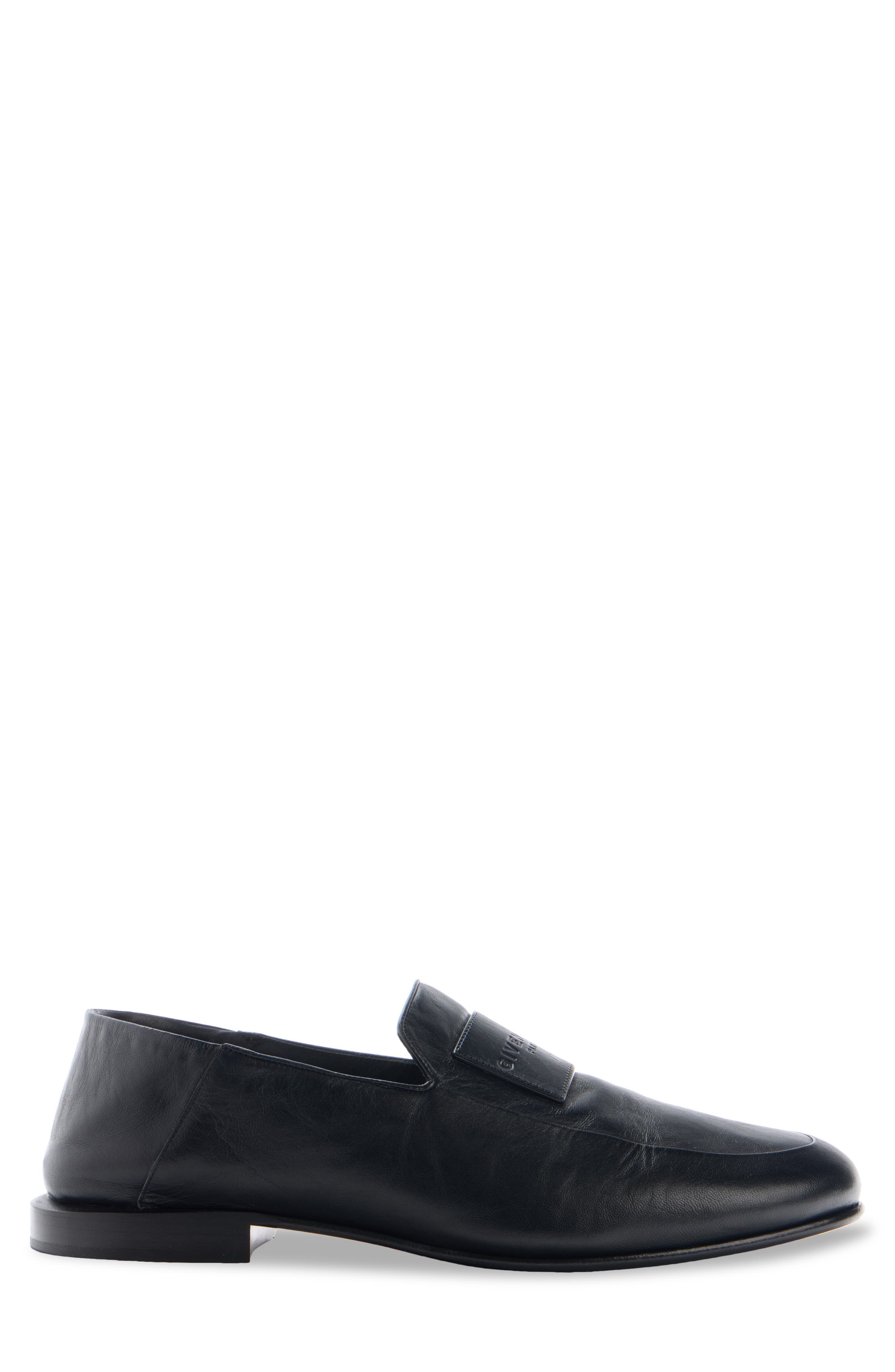 Givenchy Logo Label Convertible Loafer, Alternate, color, Black
