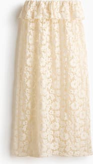 H&M Lace Midi Skirt