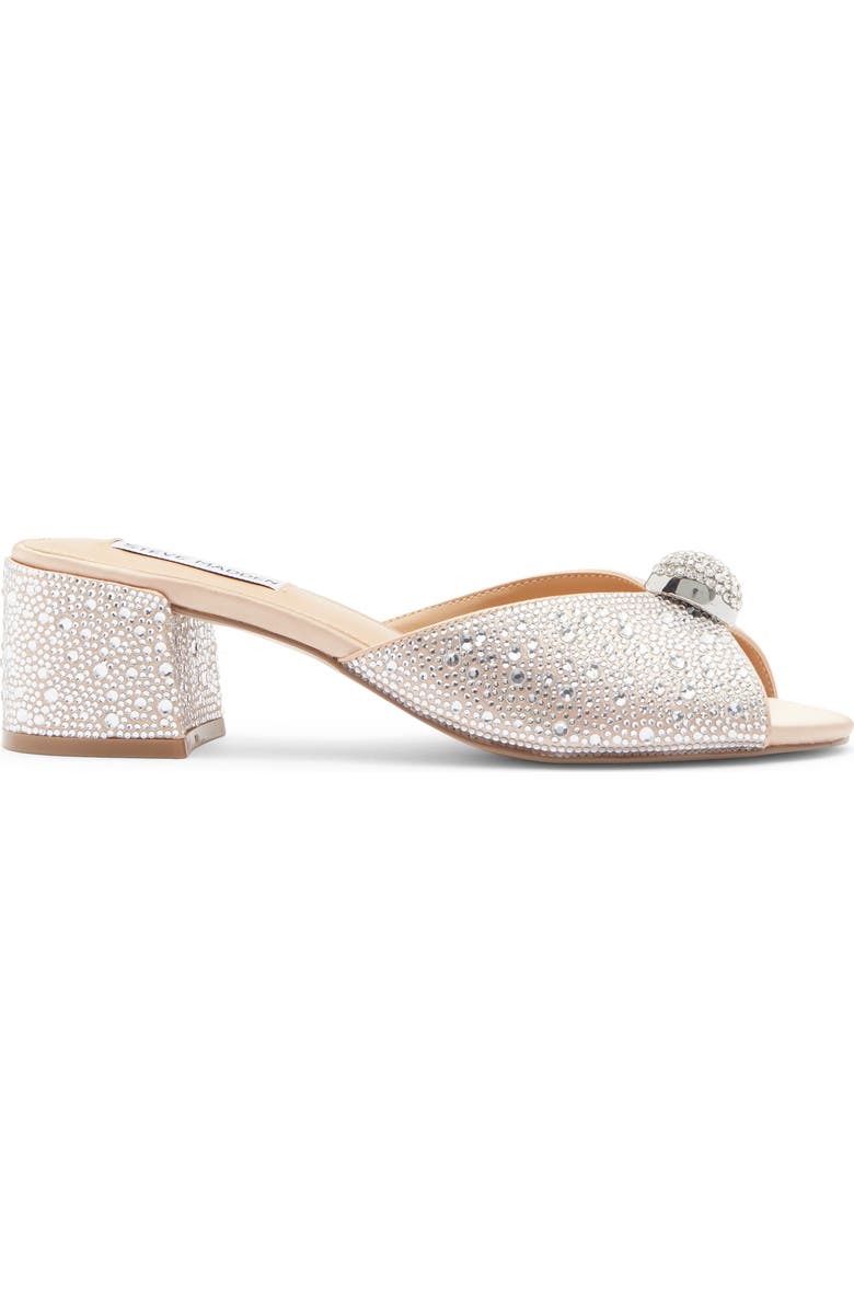 Steve Madden Melodee Crystal Embellished Slide Sandal, Alternate, color, Rhinestone