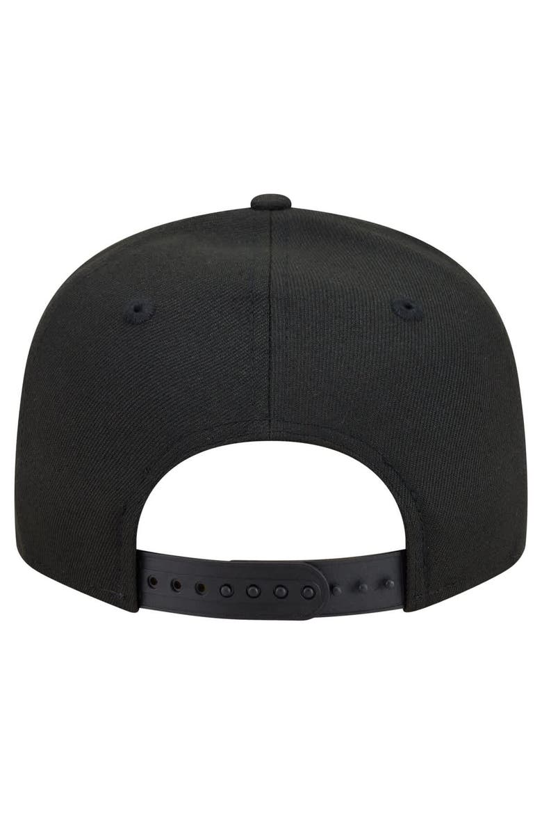Men's New Era  Black Las Vegas Raiders 9FIFTY Snapback Hat, Alternate, color, Black