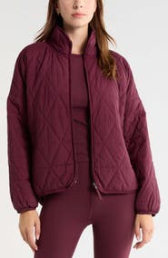 Zella Compass Quilted Packable Jacket