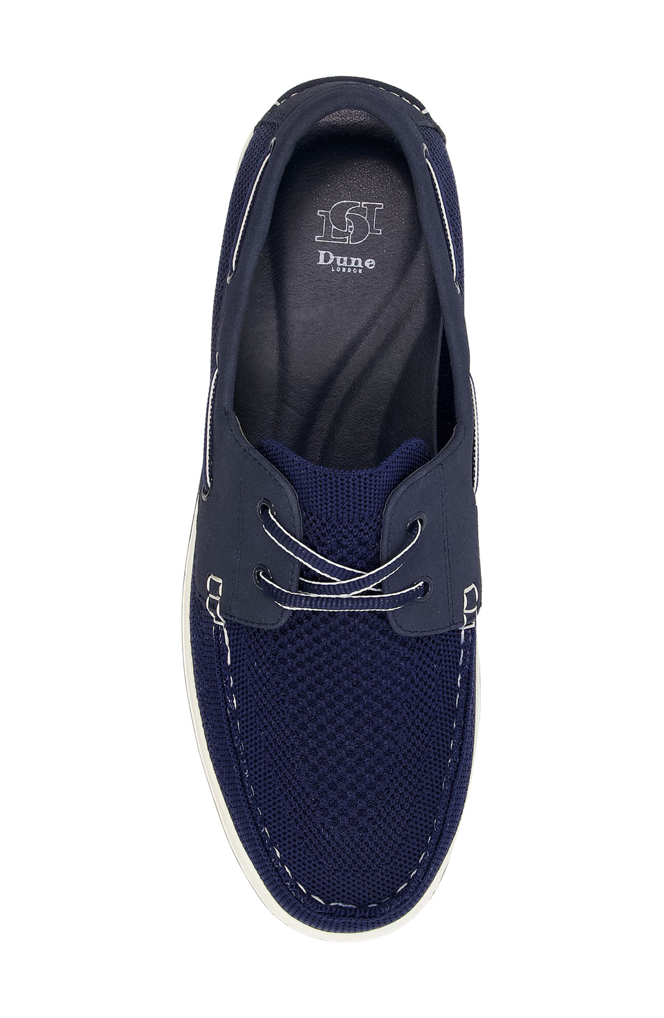 Burnner Knit Boat Shoe, Alternate, color, NAVY