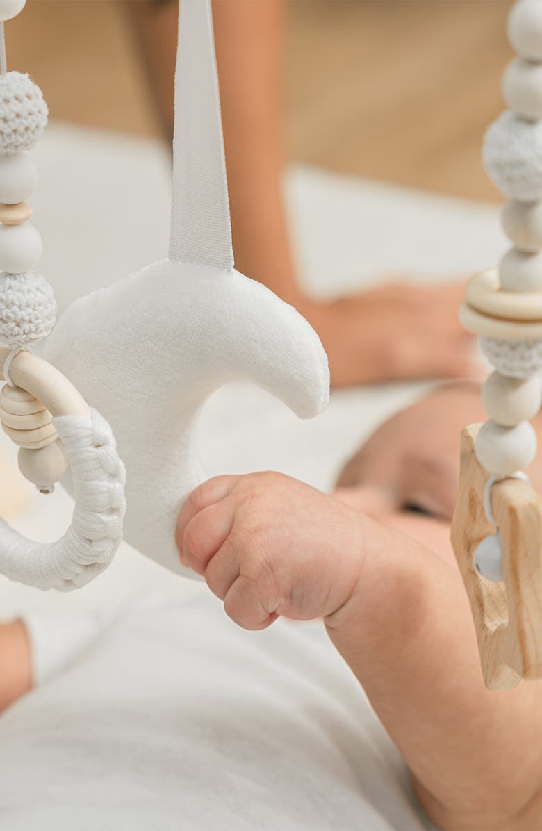 Comfy Cubs Wooden Baby Play Gym Set, Alternate, color, Natural Wood