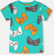 Deux par Deux Organic Cotton Jersey Gamepads T-Shirt