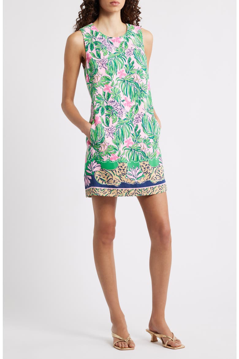 edita mini dress Edita Sleeveless Floral Shift Minidress (Women)