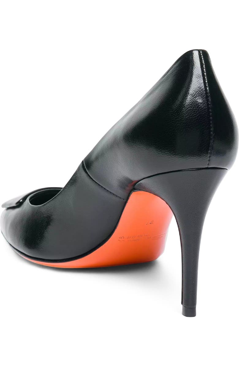 Santoni High-Heel Patent Leather Pumps, Alternate, color, Black