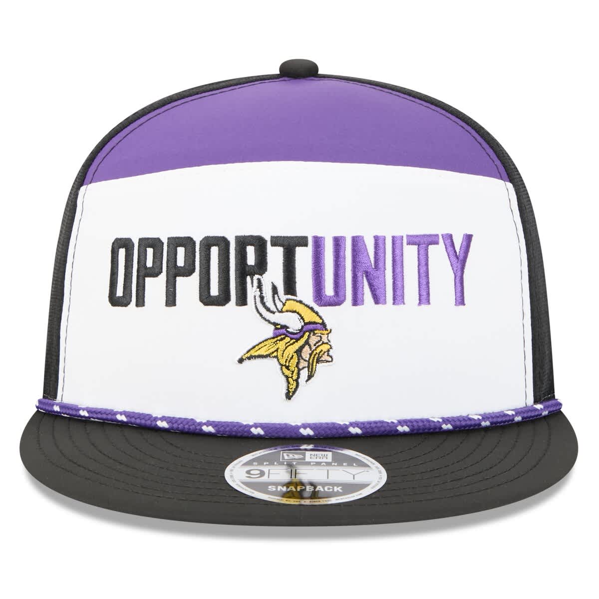 New Era Men's New Era White/Black Minnesota Vikings 2025 Inspire Change ...