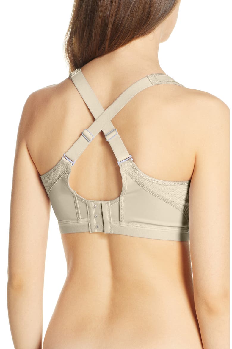 Brandi High Impact Underwire Sports Bra, Alternate, color, SAND