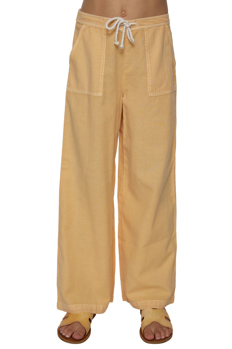 Kids' Koa Wide Leg Pants, Alternate, color, STRAW
