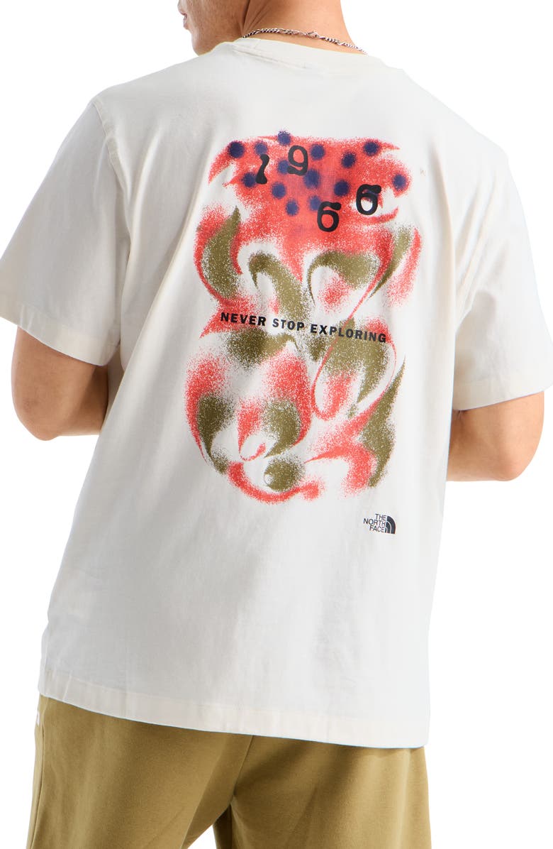 The North Face 1966 Motion Relaxed Fit Graphic T-Shirt, Alternate, color, White Dune