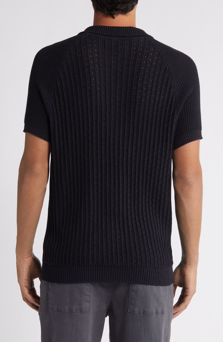 Treasure & Bond Mixed Stitch Short Sleeve Cardigan, Alternate, color, 