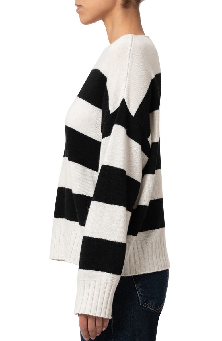 Mavi Jeans Stripe Crewneck Sweater, Alternate, color, 