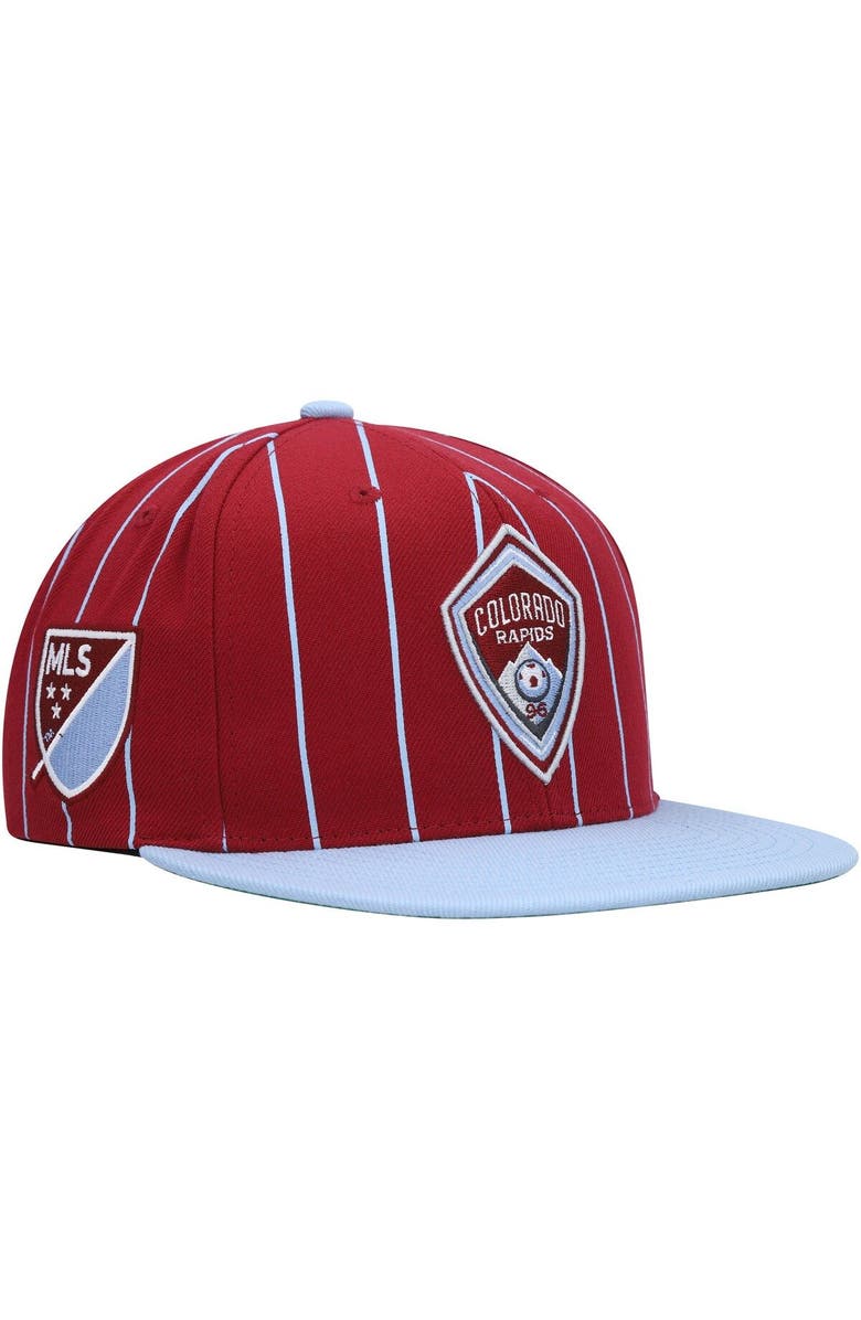 Mitchell & Ness Men's Mitchell & Ness Red Colorado Rapids Team Pin Snapback Hat, Main, color, Red
