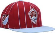 Mitchell & Ness Men's Mitchell & Ness Red Colorado Rapids Team Pin Snapback Hat