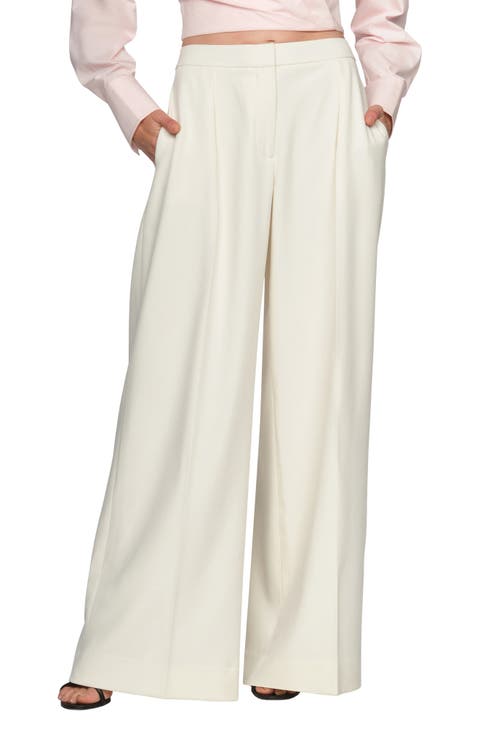 Tina Wide Leg Pleated Pants
