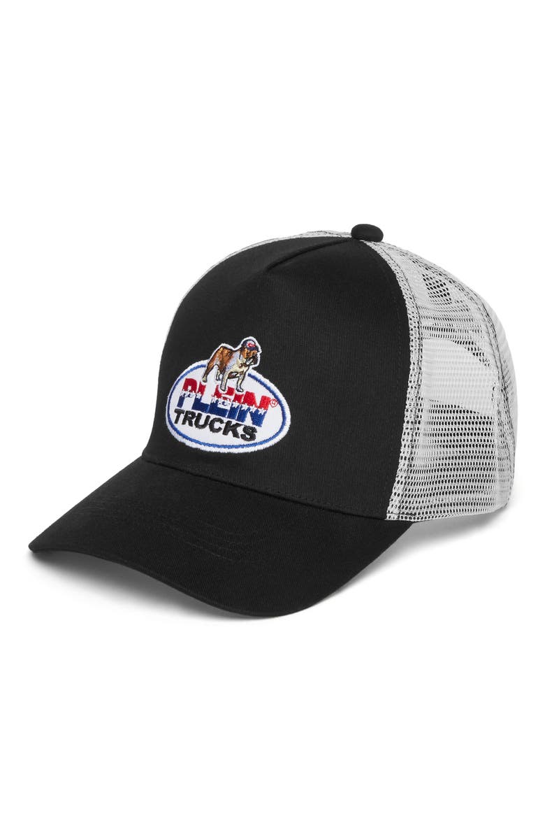 Mesh Baseball Cap Plein Trucks Unisex, Main, color, black