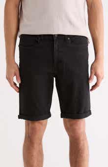 DKNY SPORTSWEAR Roll Cuff Denim Shorts